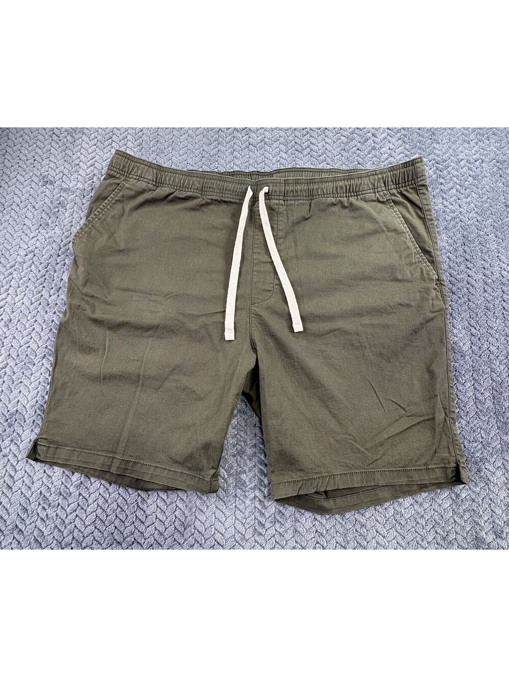 Goodfellow & Co Pull-On Shorts Mens 38 Waist 7” Inseam Drawstring Stretch Brown